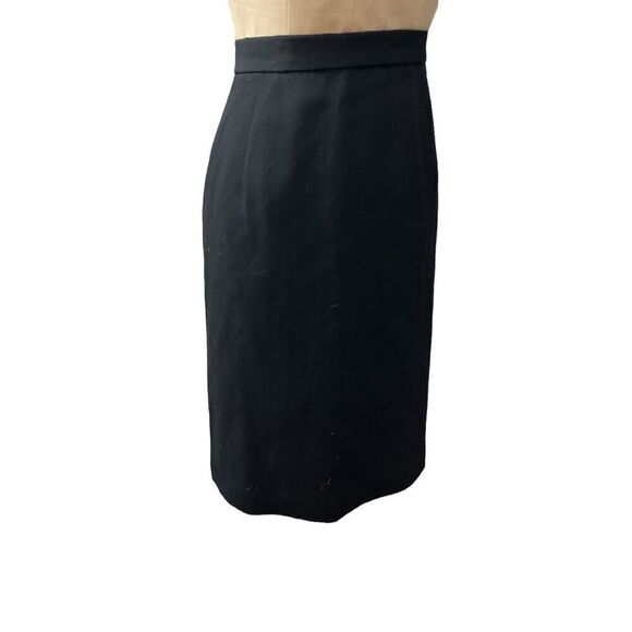 Jones New York Black Wool A-Line Skirt / SZ: 16 - Picture 3 of 5